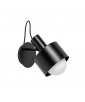 Black ENKEL KINKIET wall lamp with adjustable lighting direction UMMO