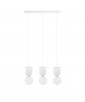 Triple ceiling lamp LUOTI 3L white on a strip UMMO