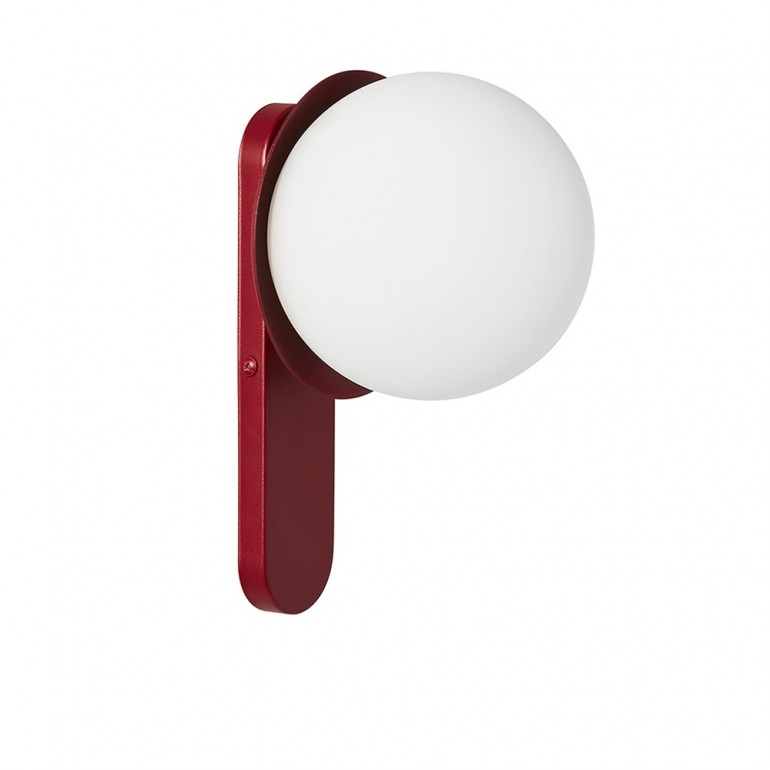 KUUL D burgundy wall lamp / sconce