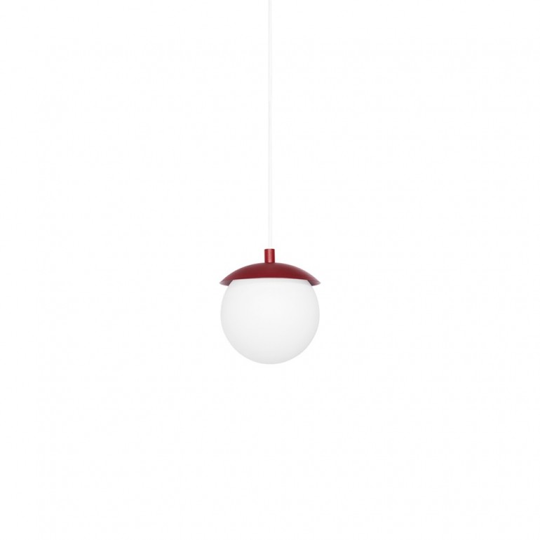 KUUL F burgundy ceiling pendant lamp