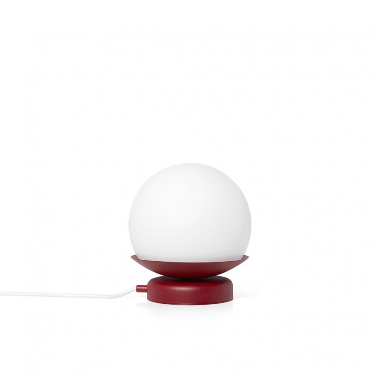 KUUL ST burgundy table lamp