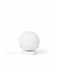 Table lamp KUUL ST white standing lamp with a white glass ball UMMO
