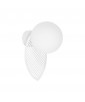 Decorative white wall lamp FYLLO B white sconce UMMO