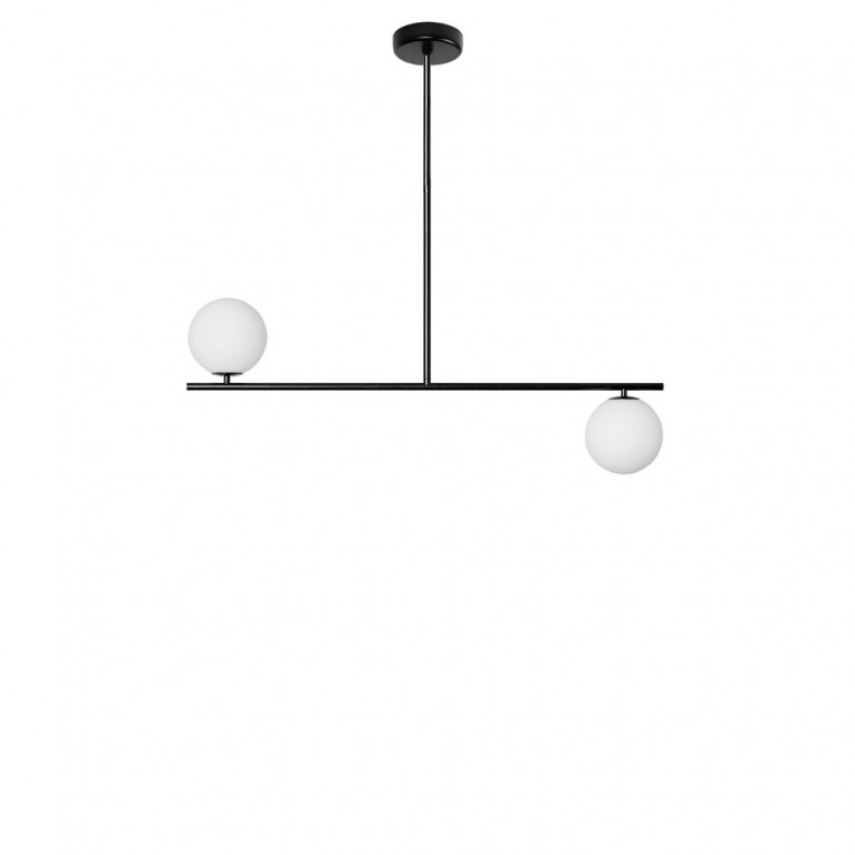 SUGURI C black ceiling lamp in size M