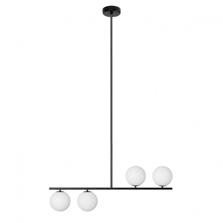 SUGURI A black ceiling lamp in size XL