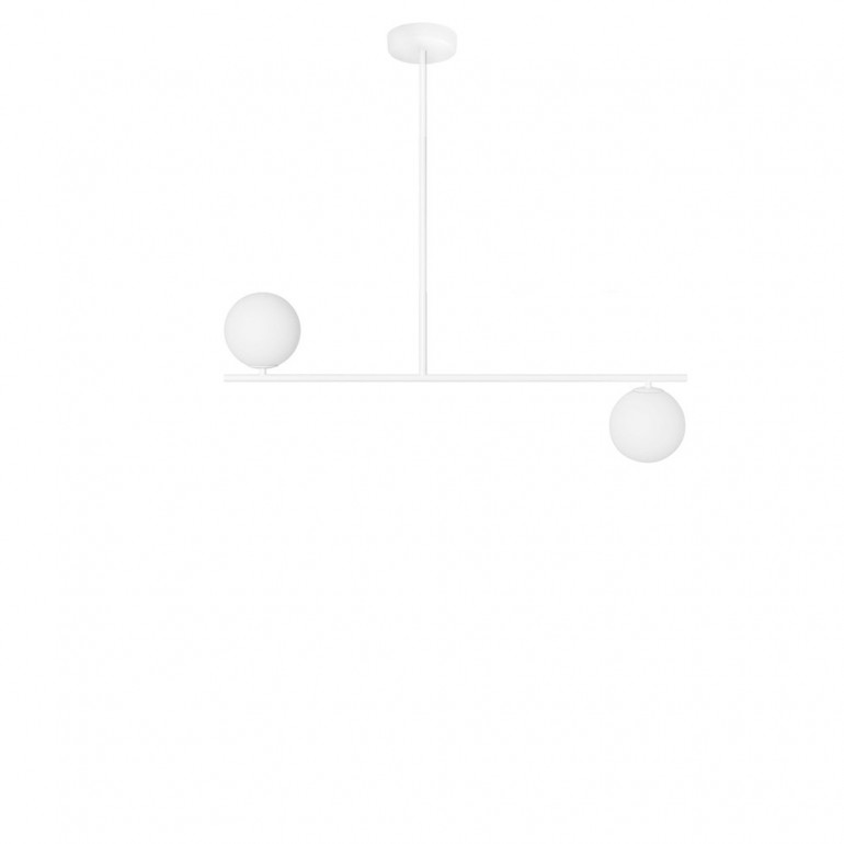 SUGURI C white ceiling lamp in size M