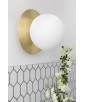 Wall lamp BORRA A modern sconce with brass disk UMMO
