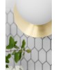 Wall lamp BORRA A modern sconce with brass disk UMMO