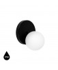 Decorative black wall lamp REFA A black wall lamp UMMO