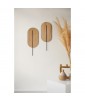 ROKKE WOOD wooden wall lamp / sconce with black detail