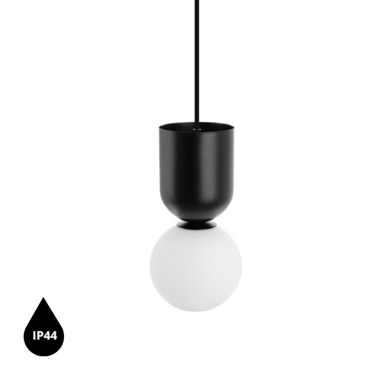 LUOTI black ceiling pendant lamp IP44