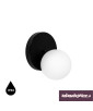 Decorative black wall lamp REFA A black wall lamp UMMO