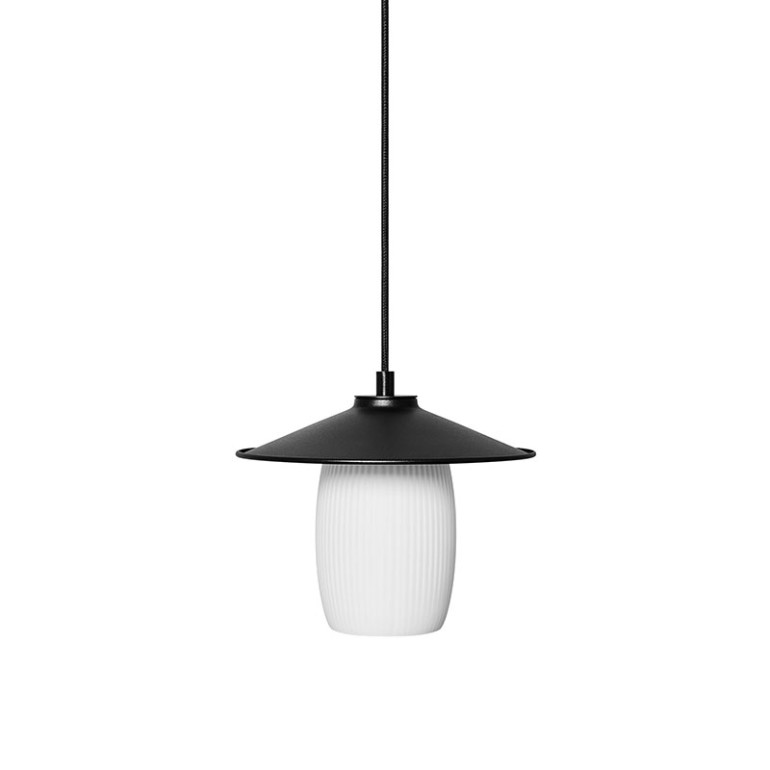 JINGU A black ceiling pendant lamp