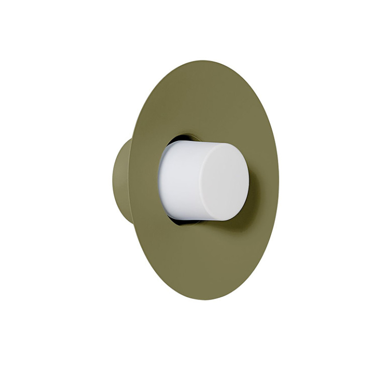 CAPONIO W A olive green wall lamp / sconce