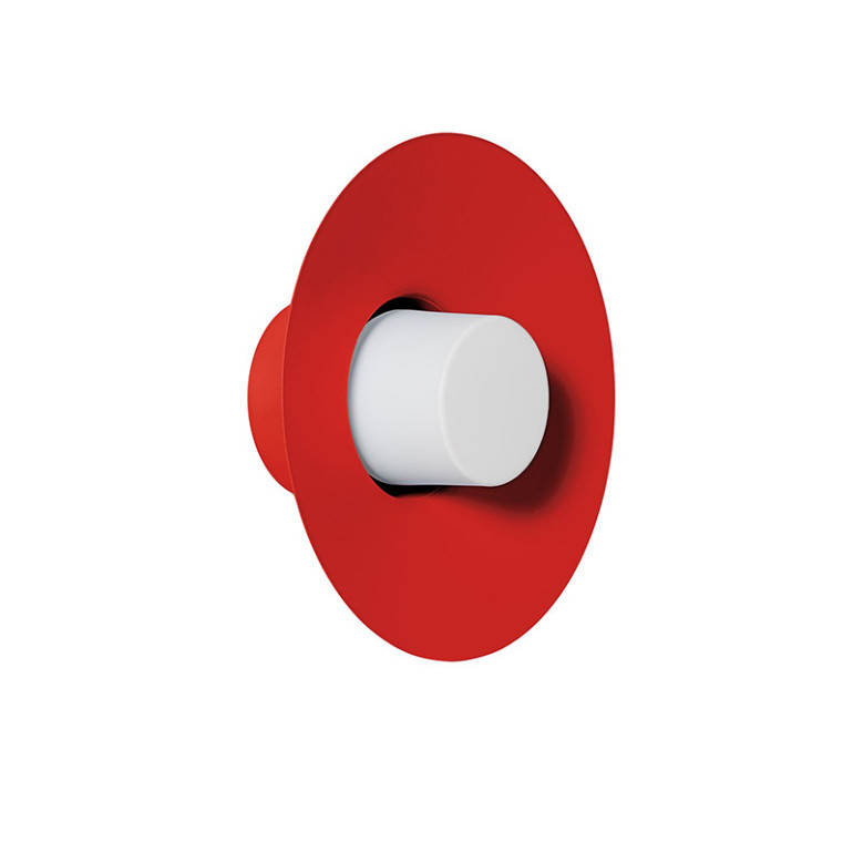CAPONIO W A red-orange wall lamp / sconce