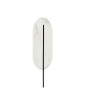 ROKKE STONE white wall lamp / wall sconce with decorative detailing