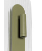 RIFLO W C olive wall lamp / sconce with adjustable reader