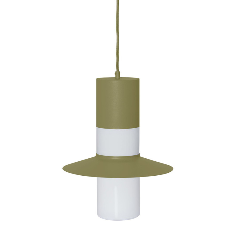 CAPONIO A olive green ceiling pendant lamp