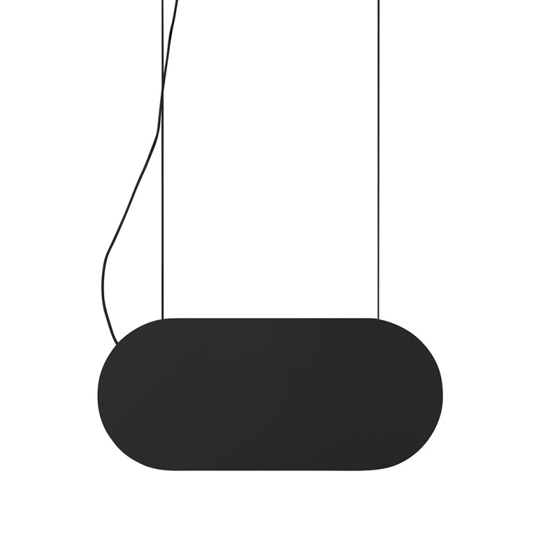 MALUMI A black ceiling pendant lamp