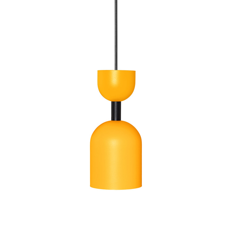 SUPURU melon ceiling pendant lamp with black tube