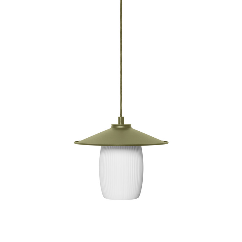 JINGU A olive ceiling pendant lamp