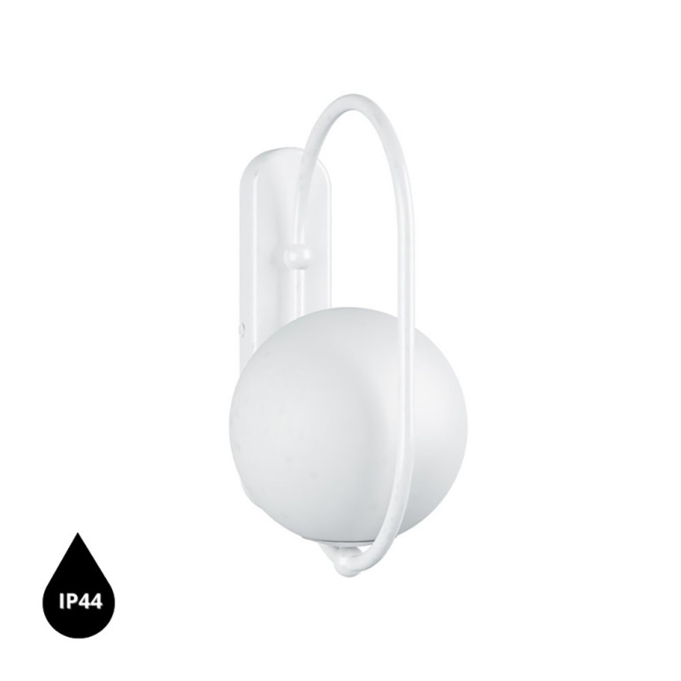KOBAN D white wall lamp / sconce IP44 UMMO