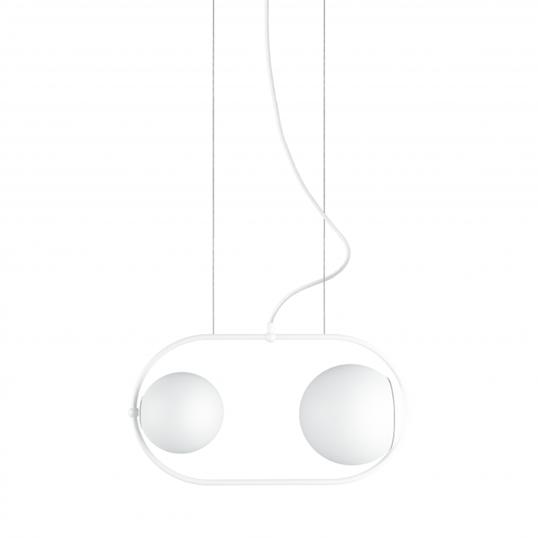 KOBAN A white ceiling pendant lamp