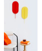 ROKKE red-orange wall lamp / wall sconce