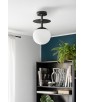 PLAAT B melon ceiling lamp / plafond with increased IP44 tightness