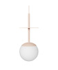 PLAAT A beige ceiling pendant lamp