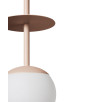PLAAT A beige ceiling pendant lamp