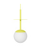 PLAAT A yellow ceiling pendant lamp