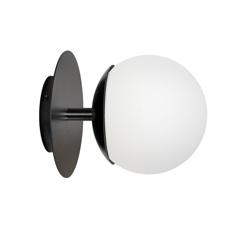 PLAAT C black wall lamp / sconce