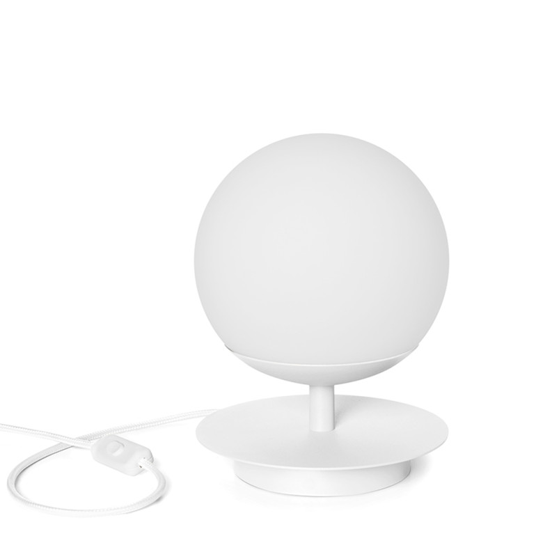 PLAAT ST white table lamp