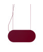 MALUMI A burgundy ceiling pendant lamp