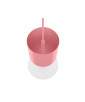 LUOTI pink ceiling pendant lamp with increased IP44 waterproofing