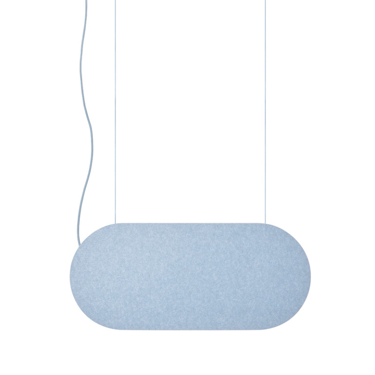 MALUMI A Acoustic Blue Ceiling-Mounted Acoustic Pendant Lamp