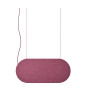 MALUMI A burgundy ceiling pendant lamp