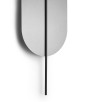 Wall lamp ROKKE black with decorative element UMMO