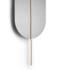 Wall lamp ROKKE black with decorative element UMMO