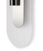 RIFLO W C Steel: a steel wall lamp / sconce with an adjustable reflector and clear glass