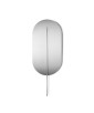 Wall lamp ROKKE black with decorative element UMMO