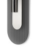 RIFLO W C Steel: a steel wall lamp / sconce with an adjustable reflector and clear glass